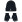 Jordan Παιδικό σετ σκουφάκι & γάντια Essentials Beanie S